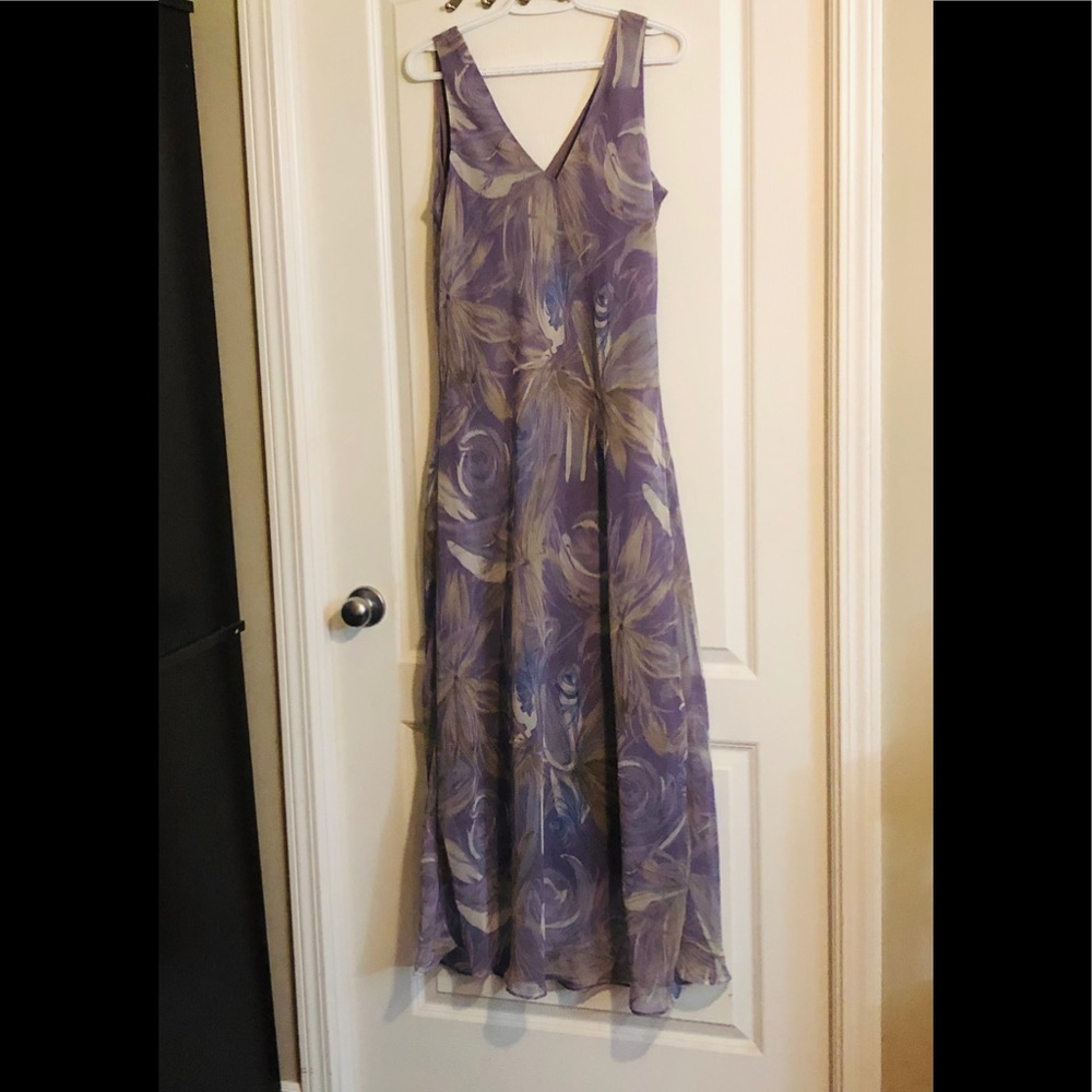 Alyn Paige Formal Long dress; light purple